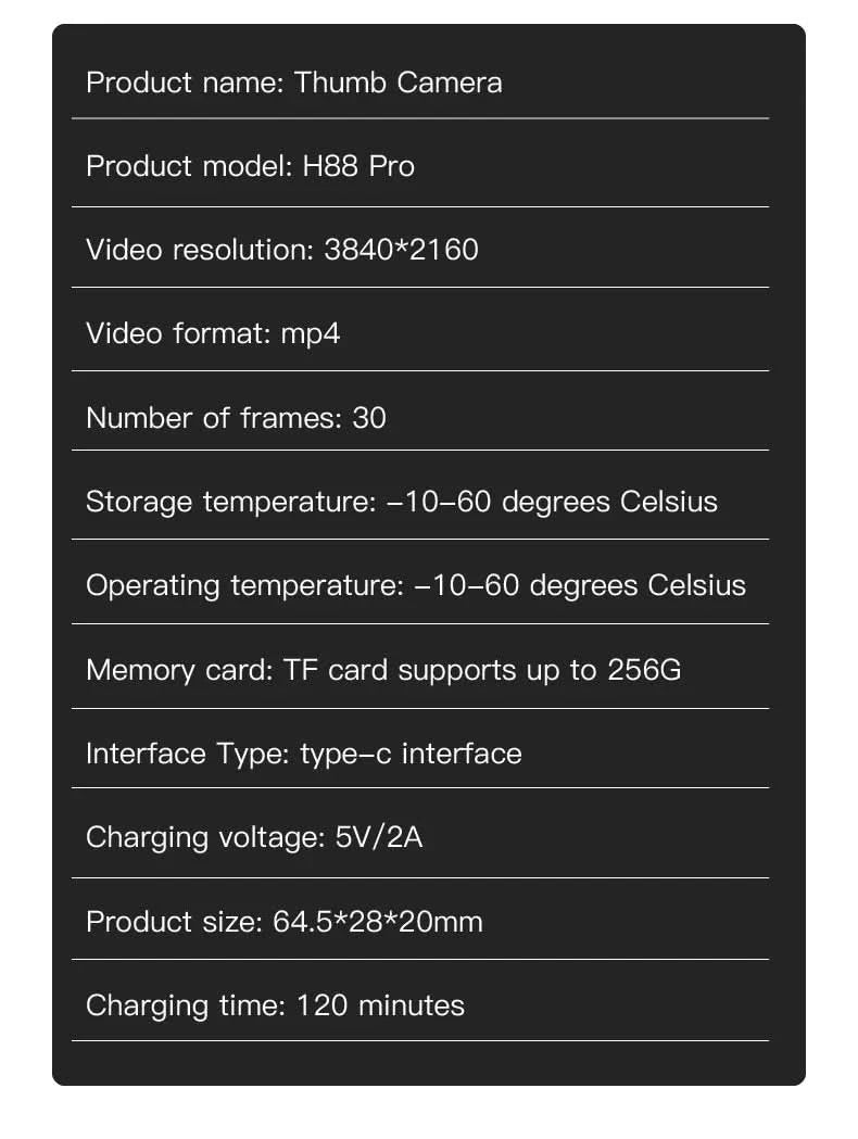 Pocket 4K Mini Camera  Magnetic Wearable Cam with Waterproof Shell WiFi Bike Camera Friendly for Casual Cycling Vlog Home Use - M & M Global