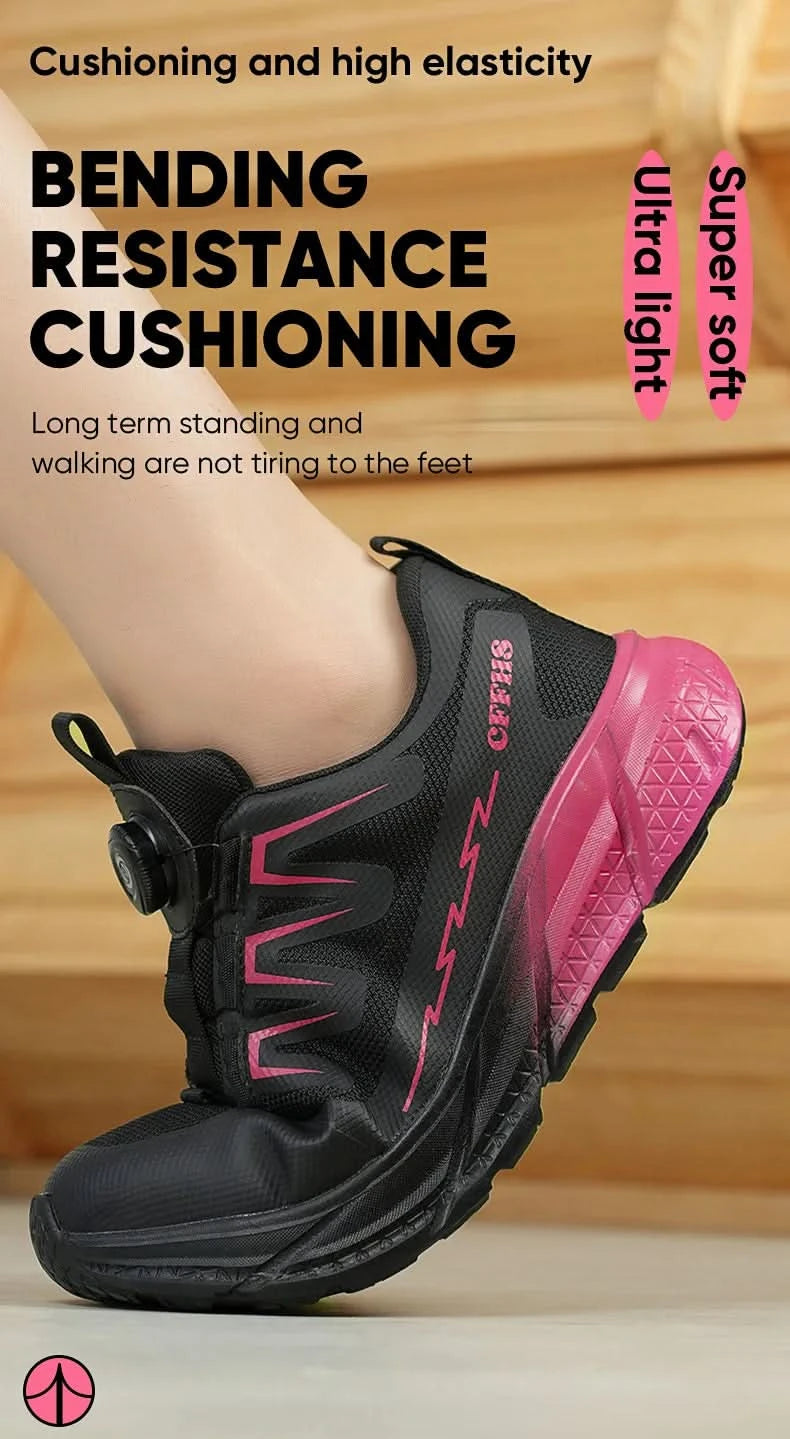 New women's anti-puncture anti-smash breathable fashion safety protection shoes