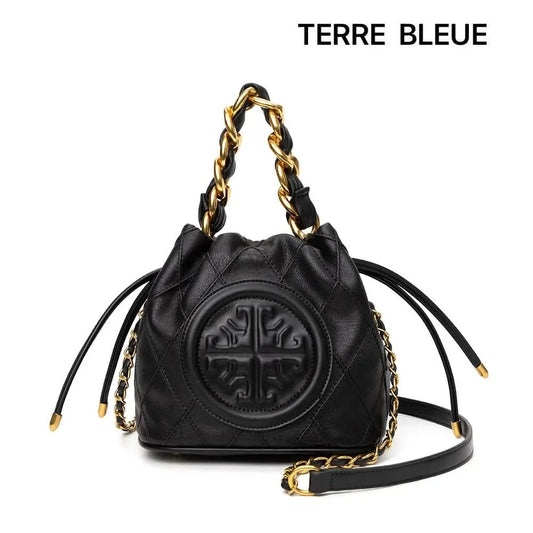 2024 New Luxury Lightweight Women's Handbag Niche Design Chain Crossbody Bucket Bag Fashionable Shoulder Bag - M & M Global