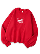 Casual Women's Sweatshirts Kawaii Bow Graphic Prints Pullover Comfortable Warm Oversize Hoodie Autumn Fleece Soft Female Clothes