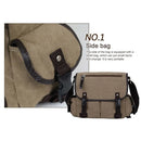 Classic Men Shoulder Bag Men's New Canvas Messenger Bag Outdoor Leisure Travel Multi Pockets Satchel Handbags Men's Designer Bag - M & M Global