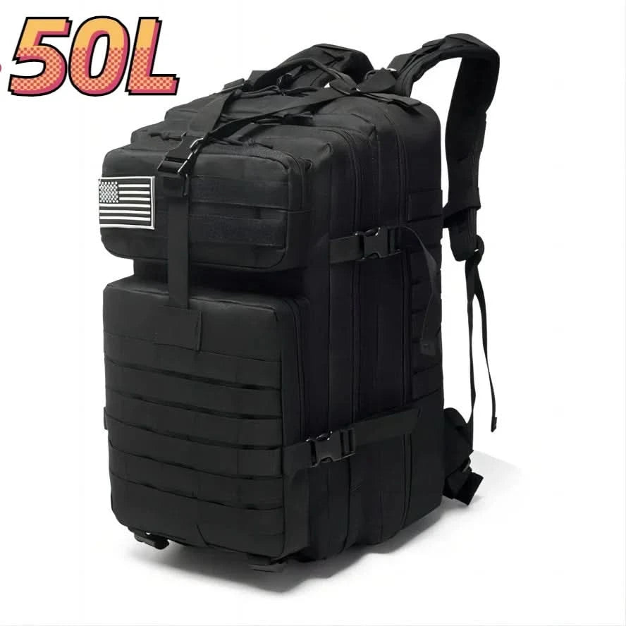 30L/50L 1000D Nylon Waterproof Trekking Fishing Hunting Bag Backpack Outdoor Rucksacks Tactical Sports Camping Hiking - M & M Global