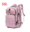 25L/50L Sturdy Nylon Waterproof Tactical Sports Trekking Fishing Hunting Camping Hiking Bag Backpack Outdoor Rucksacks - M & M Global