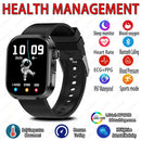 2026 New Professional ECG Monitoring Smart Watch Men Blood Pressure Blood Analysis Uric Acid BMI Body Analysis Smartwatch Women