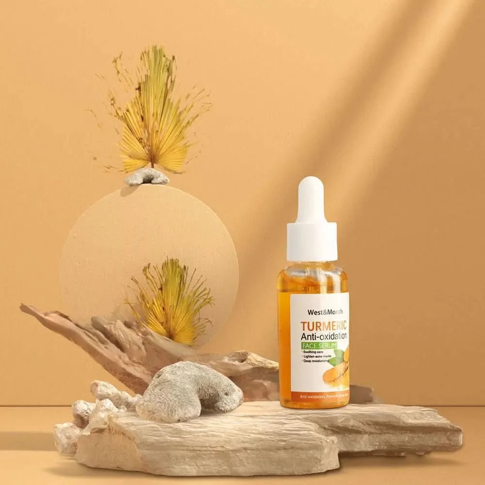 Turmeric Face Whitening Serum Turmeric Anti-oxidation Serum Turmeric Dark Spot Corrector Serum Facial Brighten Turmeric Oil Soap - M & M Global
