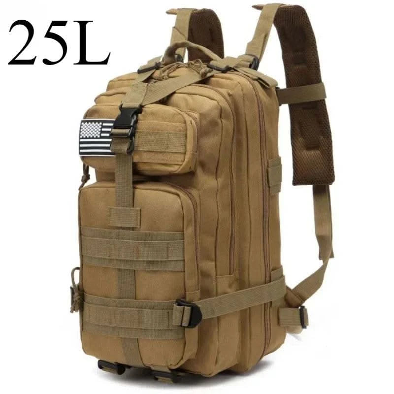25L/50L Tactical Backpack Molle Bag Outdoor Bags Backpack for Hiking Camping Trekking Hunting Fishing GYM Bags Backpacks - M & M Global