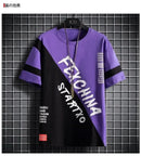 Short Sleeved T-shirt for Men's Summer New Trendy Brand Slim Fit Round Neck Men's Half Sleeved T-shirt Upper Garment - M & M Global