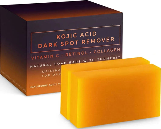 Kojic Acid Dark Spot Remover Whitening Soap Handmade Skin Care Deep Cleaning Moisturizing Cleansing Essential Soap Brighten Skin - M & M Global