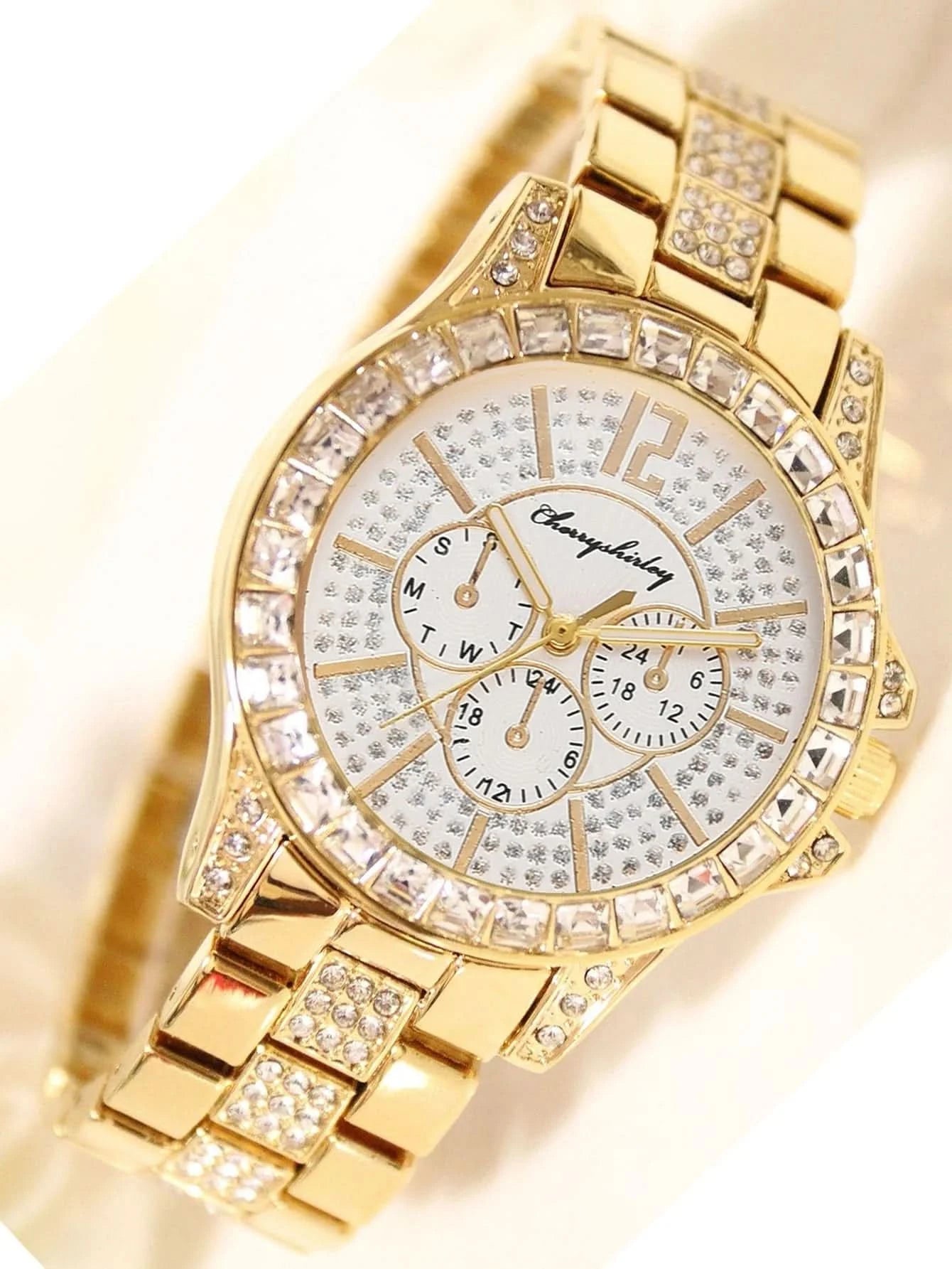 Luxury Fashion Women Quartz Watch Set Alloy Strap Ladies Wristwatch Alloy Bracelet Female Clock Reloj Mujer - M & M Global