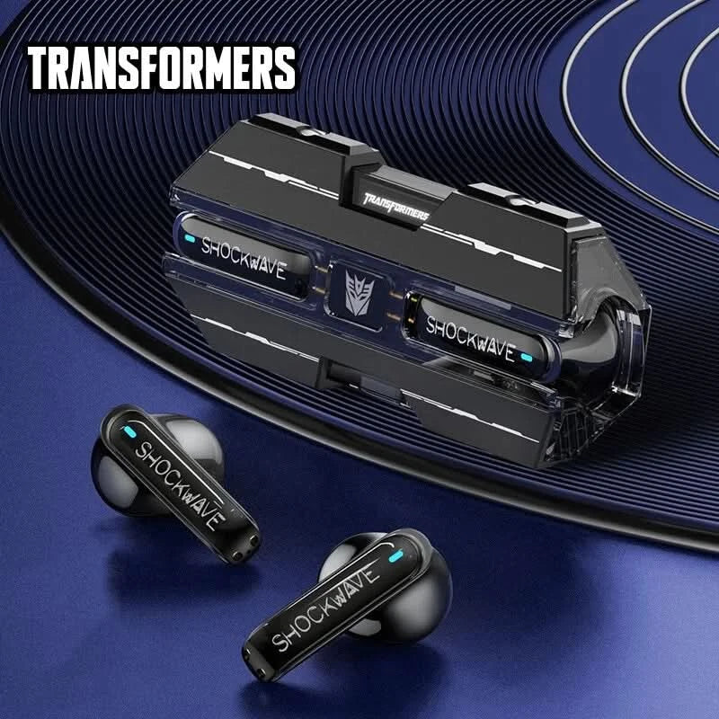 Ship From US Transformers TF-T01 Gaming Earphones Bluetooth 5.4 ENC Noise Reduction Headphones HD Call Music Earbuds Bumble Bee
