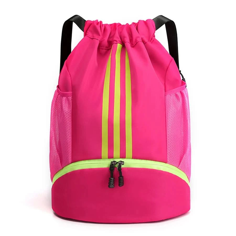 Gym Bag Fitness Backpack Women Men Basketball Backpack Outdoor Soccer Football Storage Bags Training Drawstring Sports Knapsack - M & M Global