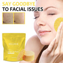 Turmeric Kojic Acid Cleansing Pads Exfoliating Pads Facial Sponges Removes Dirt Cleansing Exfoliating Daily Cleansing Skin Care - M & M Global