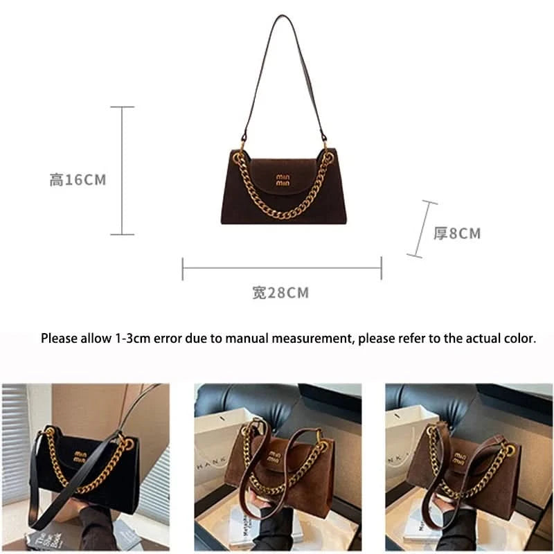 Fashionable Outing Underarm Bag for Women New Designer Handbag Matte Texture Versatile Shoulder Crossbody Bag Purse and Handbags - M & M Global