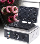 Commercial 12-Hole Donut Maker, 1550W Electric Donut Making Machine Small Donut Maker Mini Donut Maker Machine for Breakfast, Sn - M & M Global