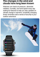 Rugged Military Smart Watch Men For Android Ios IP67 Waterproof Sport Fitness Ai Voice Bluetooth Call Smartwatch 2024 New