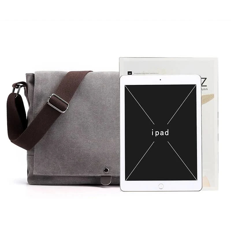 Men's multi-functional shoulder bag, leisure large capacity business travel bag, fashionable storage sling bag - M & M Global