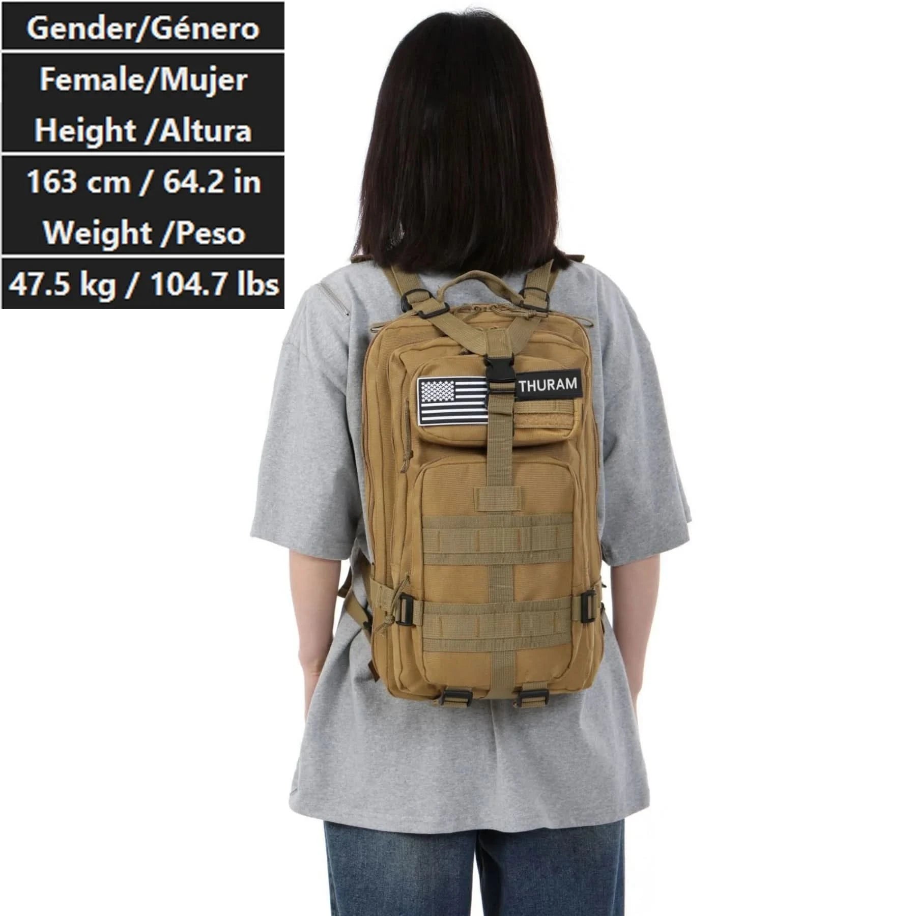 30L/50L 1000D Nylon Waterproof Trekking Fishing Hunting Bag Backpack Outdoor Rucksacks Tactical Sports Camping Hiking - M & M Global