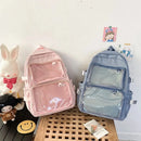Japanese Style Transparent Ita Bag for Girls Comic Cons Large Capacity Women Backpack Fashion School Bags for College Student JK - M & M Global