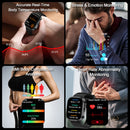 2026 New Professional ECG Monitoring Smart Watch Men Blood Pressure Blood Analysis Uric Acid BMI Body Analysis Smartwatch Women