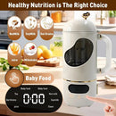 Nut Milk Maker, 35oz/1000ml Multi-Functional Automatic Soy Milk Maker for Homemade Nut, Soy, Almond, Oat Milk, Fruit and Vegetab - M & M Global
