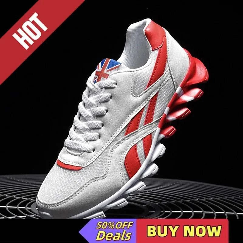 Brand Trend Size 46 47 48 Men's Wear-resistant Cushioning Thick-soled Fitness Sneakers Outdoor Breathable Running Shoes for Men - M & M Global