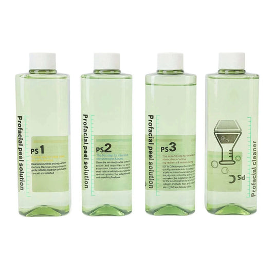 4pcs Hydra Peeling Facial Serum for Dermabrasion Machine Deep Cleansing Hydro Dermabrasion Solution Solution Serum - M & M Global