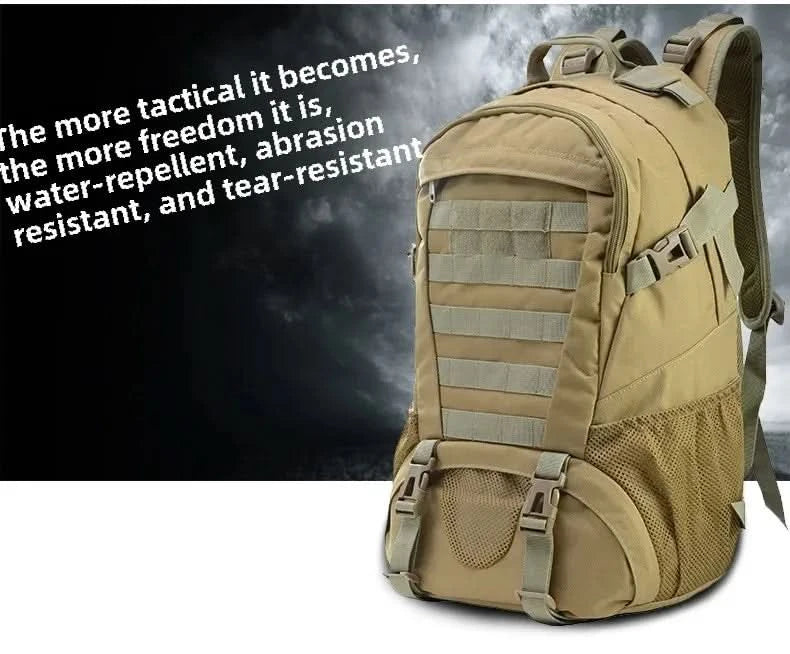 Outdoor Tactical Sports Climbing Backpack Professional Cycling Hiking Traveling Durable Double Shoulder Bag Outdoor Gear - M & M Global