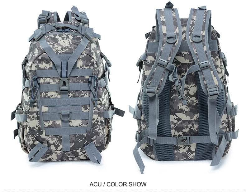 40L Tactical Backpack for Men Camping Hiking Backpacks Reflective Outdoor Travel Bags Survival Molle Climbing Rucksack Bag - M & M Global