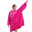 Winter women's hooded pajamas, with pockets and cuffs, suitable for casual home wear, with plush lining, a great choice