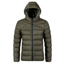 Men Autumn Winter New Thick Warm Hooded Parkas Jackets Coat Men Outwear Casual Windproof Waterproof Detachable Hat Parkas Men