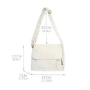 Women's Casual Canvas Messenger Bag Minimalist Crossbody Shoulder Sling Handbag for Students - M & M Global