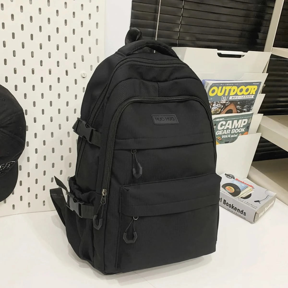 Schoolbag Unisex New Japanese Simple High School Student Junior High School Student Large-Capacity Backpack - M & M Global