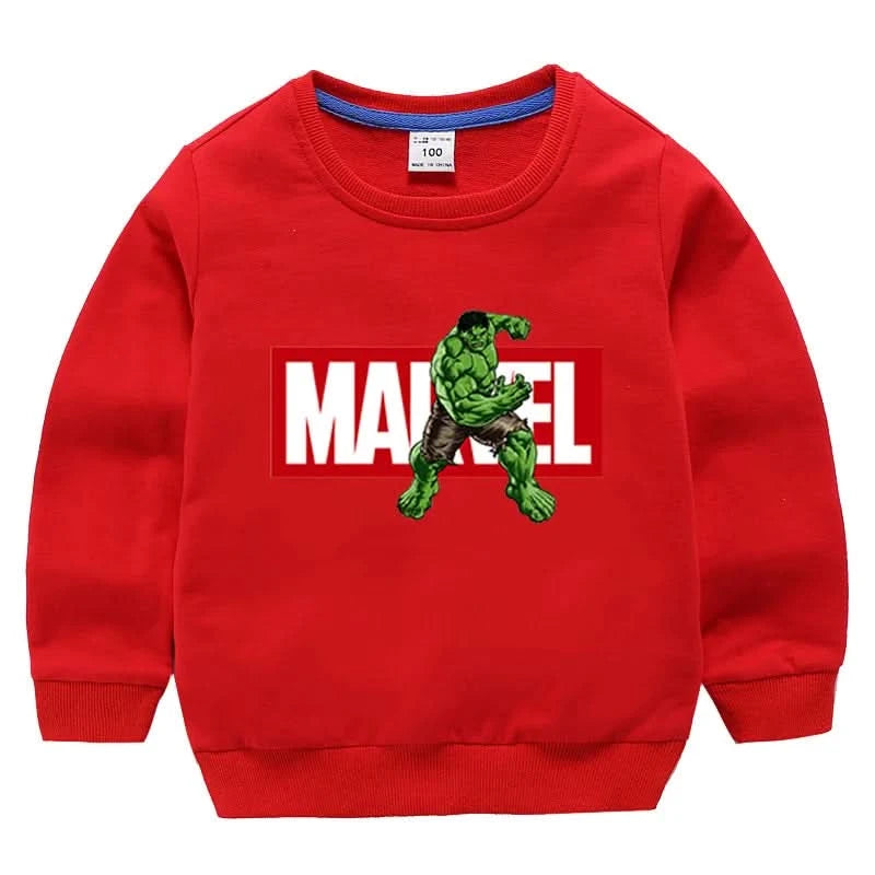 Hot Toys New Spring Autumn New Boys Cartoon Sweaters Children's Clothing Long Sleeve Knitwear Kids Jumper Top Outer Wear - M & M Global