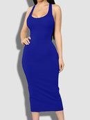 New 2026 Sleeveless Full Length Wrapped Women's Dresses Elegant Casual Dresses