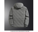 Winter Men's Fleece Warm Down Parkas Fashion Men Cotton Thick Padded Coats Men Thermal Windbreaker Hooded Overcoats Clothing