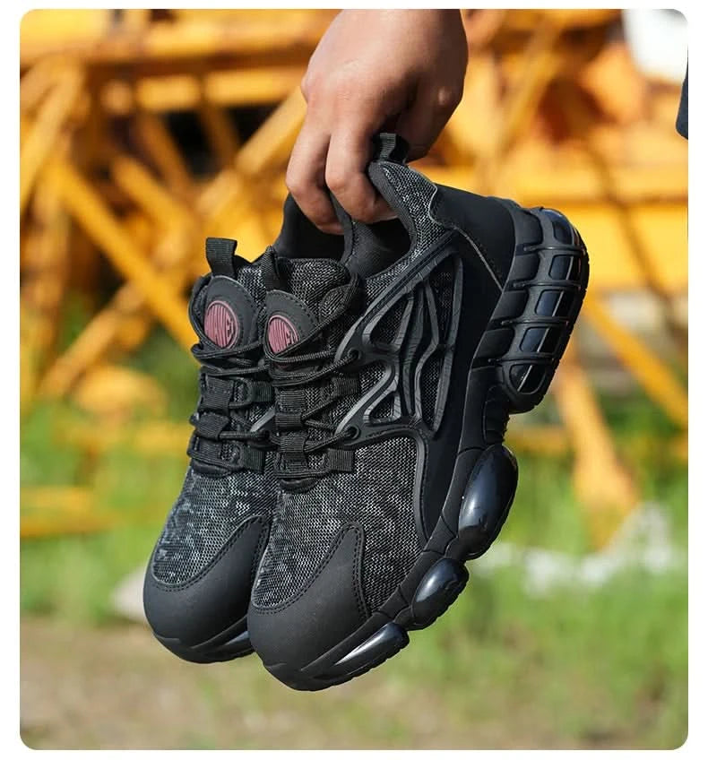 Protective Safety Shoes Men Anti-smash Anti-puncture Steel Toe Work Shoes Breathable Security Industrial Shoes Men Safety Boots