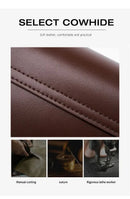 Genuine leather tofu bag large capacity high-end sense one-shoulder armpit commuting practical cowhide crossbody women's bag - M & M Global