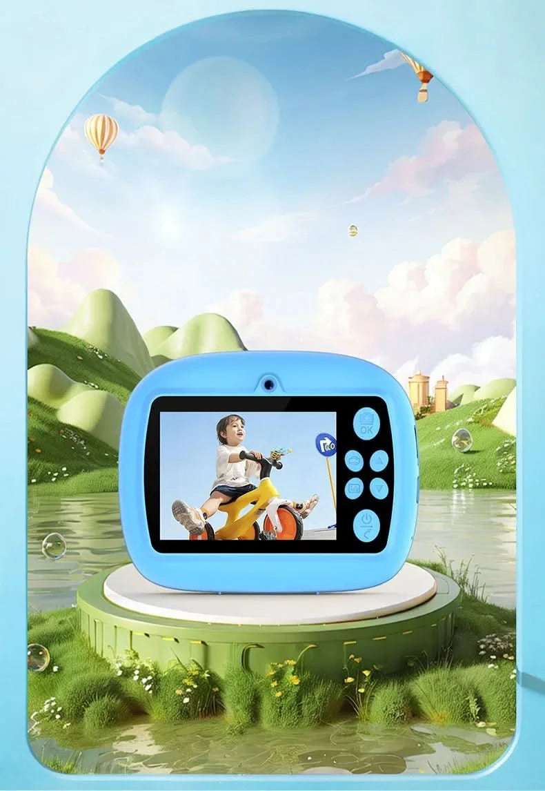 Smart Digital Dual Lens Selfie Camera Kids Toys Birthday Gift Kids Instant Print Camera Thermal Printer Video Recorder Portable - M & M Global
