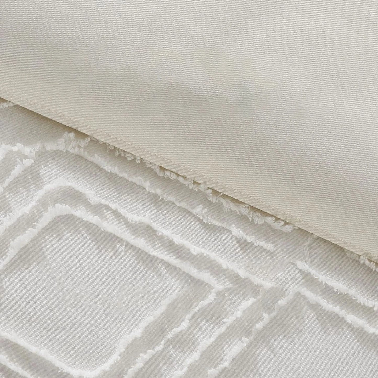 1515/5000 7-Pcs Bohemian tufted Comforter sets, soft comfort, Bedding Sets, room decor, all-season, Queen/King