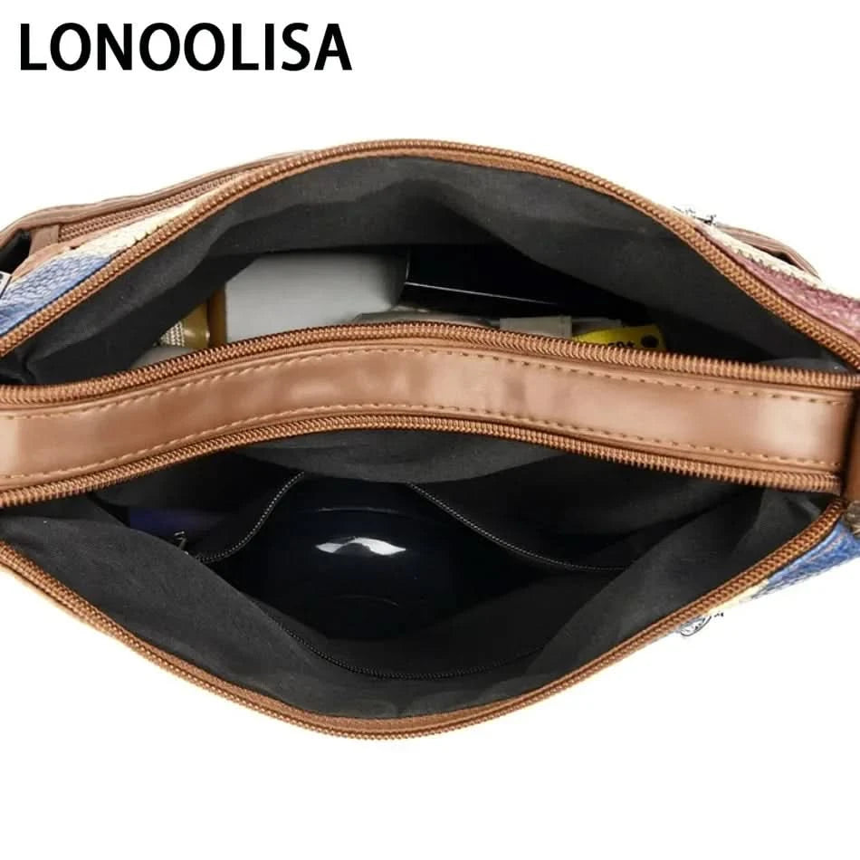 Soft Leather Purses and Handbags Casual Shoulder Crossbody Bags for Women 2024 Vintage Multi-pocket Ladies Messenger Bags Design - M & M Global