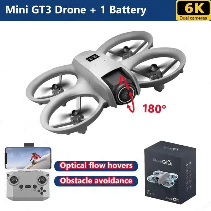 Original GT3 8K GPS Professional RC Drone Aerial Photography Remote Control Aircraft 5G HD Dual Camera Quadcopter Toys UAV Gifts - M & M Global