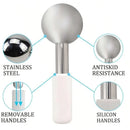 1PC Facial Ice Hockey Cold and Hot Stainless Steel Facial Roller Beauty Spa Cooling Ball, Low-temperature Freezing Rod - M & M Global