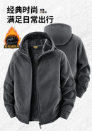 Men's Warm Jacket, Sports Hooded Sweatshirt, Oligon Fabric Coat, High-quality Design, Warm Coat with Fashionable Hood 2025 New