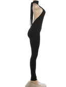 Weird Puss Sexy Peach Buttocks Jumpsuit Women Backless Halter Sleeveless Fitness Skinny Stretch Streetwear Sexy Activity Outfits