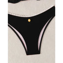 Sexy Bikini Set Women's 2 Piece Swimsuit Vintage Lace Edge Bikini Push Up Swimwear 2025 New Chic Simple Beachwear Bathing Suit - M & M Global