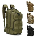 Classic tactical backpack for outdoor sports, available in multiple colors, 20-30L capacity, waterproof Oxford fabric.