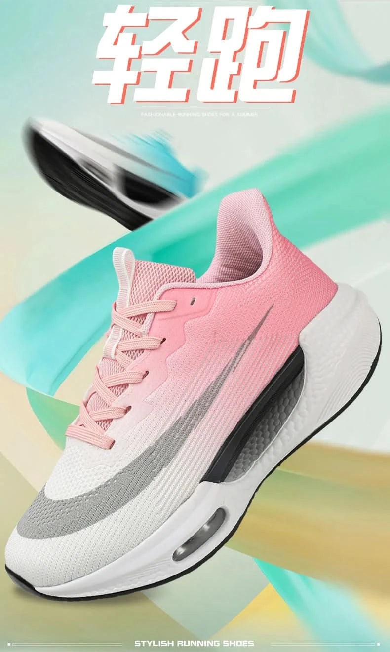 Men Running Sneaker Air Cushion Marathon Running Shoes Breathable Runner Trainers Women Platform Sports Shoes Speciality Sneaker - M & M Global