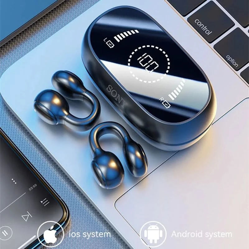 Sony Wireless Earbuds Bluetooth Headset Charging Noise Reduction Earphones Bone Conduction Headphones Cable Sport With Mic free