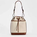 2024 Autumn/Winter new denim hand bill shoulder bag Fashion canvas bucket bag - M & M Global