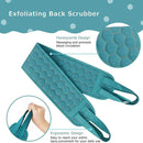 Exfoliating Body Scrubber Set - Includes Back Scrubber, Bath Glove And Shower Bath Sponge Loofah - M & M Global